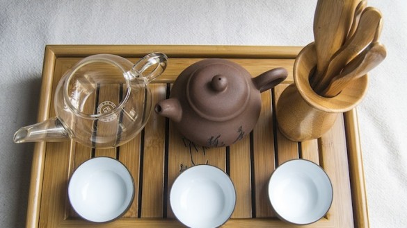 Przykładowy zestaw do Gongfu cha