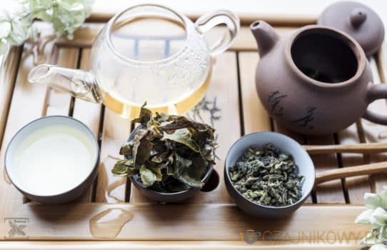 Herbata Mleczny Oolong: liście po zaparzeniu