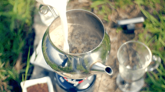 Przepis na Yeti. Yerba mate na mleku. Yerba prażona z mlekiem.
